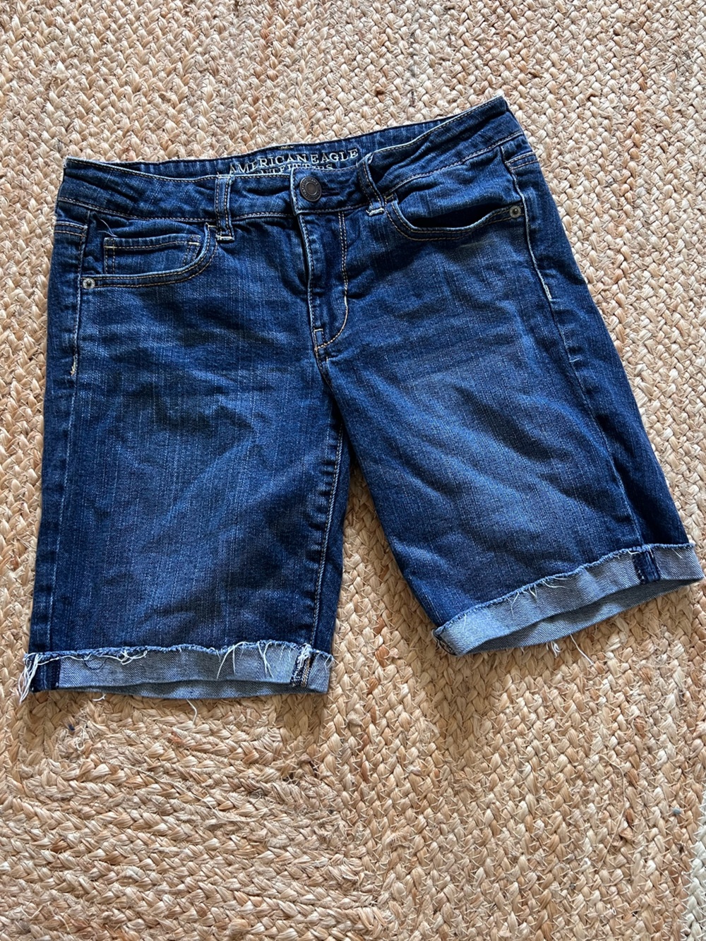 Women’s Dark Blue Denim American Eagle Jeans Shorts